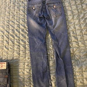 True religion size 30 skinny jeans light denim great condition